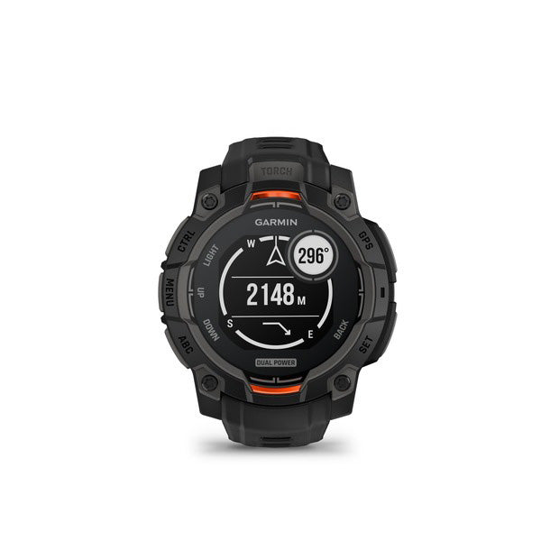GARMIN Instinct 3 Dual Power タフネスGPSウォッチ 45mm Black 010