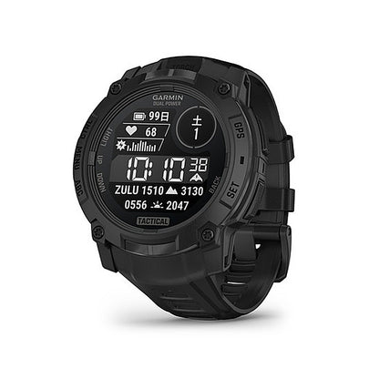 Instinct 3 Dual Power Tactical タフネスGPSウォッチ 50mm Black  010-02935-80