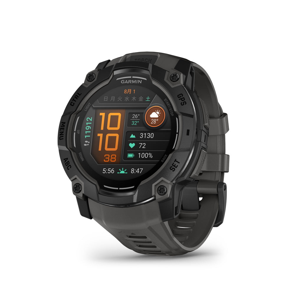 Instinct 3 AMOLED タフネスGPSウォッチ  010-03020-30