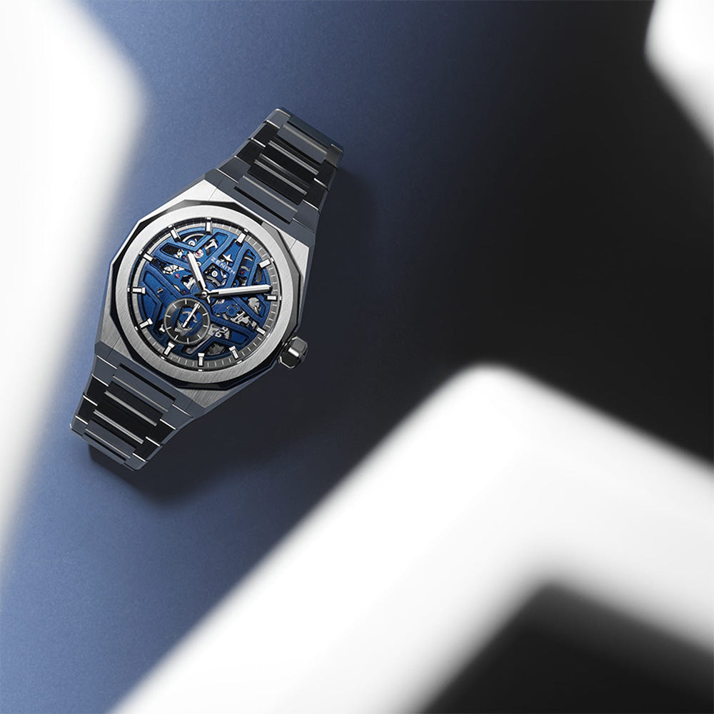 デファイ スカイライン スケルトン 自動巻 41mm 03.9300.3620/79.I001