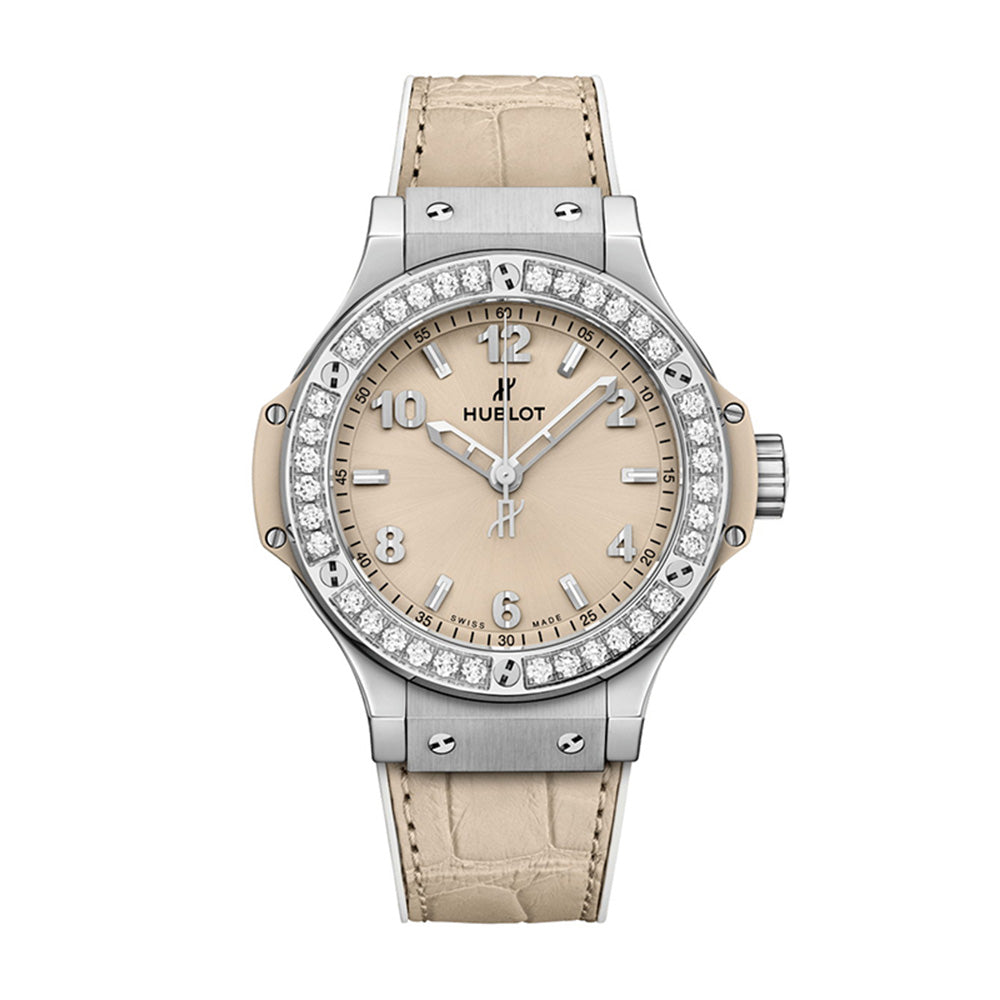 日本限定 ビッグ・バン ベージュ ダイヤモンド クォーツ 361.SX.892B.LR.1204.JPN