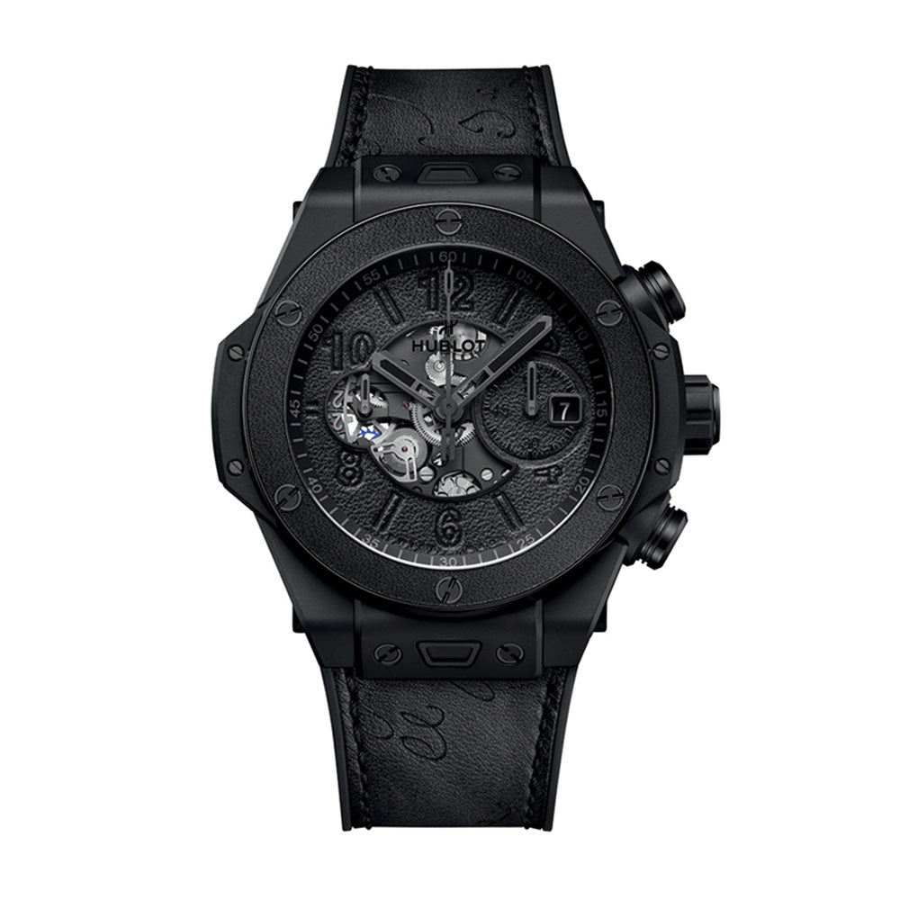 日本限定150本 ビッグ・バン ウニコ ベルルッティ ネロ グリージョ セラミック 自動巻き 44MM 421.CI.0541.VR.JBER24