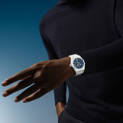 デファイ スカイライン スケルトン ホワイトセラミック 自動巻  41mm 49.9301.3620/79.I001