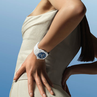 デファイ スカイライン スケルトン ホワイトセラミック 自動巻  41mm 49.9301.3620/79.I001