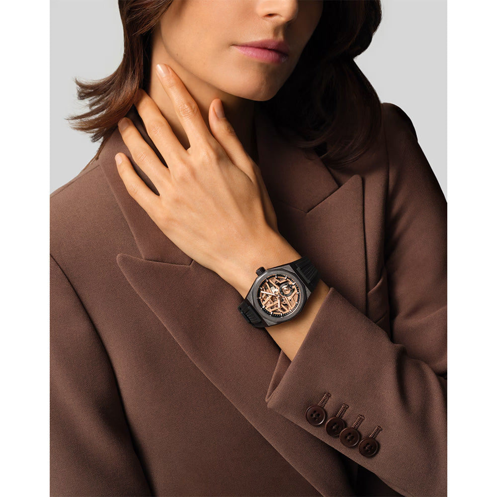 デファイ スカイライン スケルトン 自動巻 41mm 49.9300.3620/07.I001