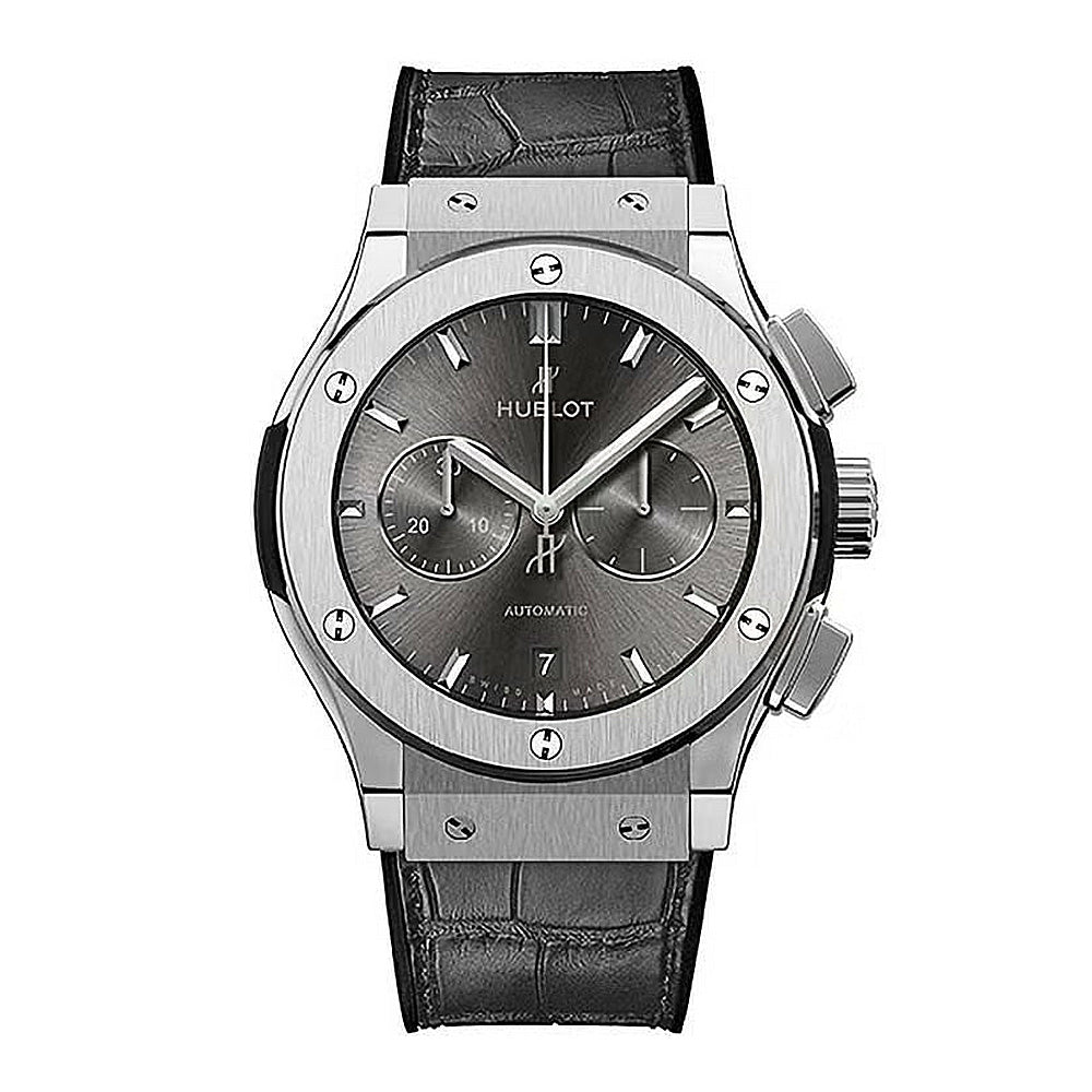 クラシック・フュージョン クロノグラフ チタニウム レーシンググレー 自動巻き 42mm 541.NX.7070.LR