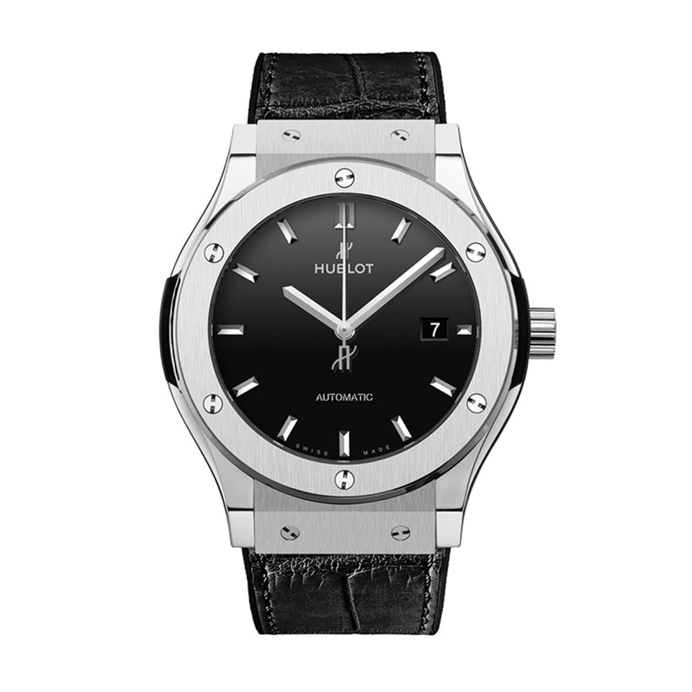 クラシック・フュージョン チタニウム ブラックシャイニー 自動巻き 42MM 542.NX.1270.LR