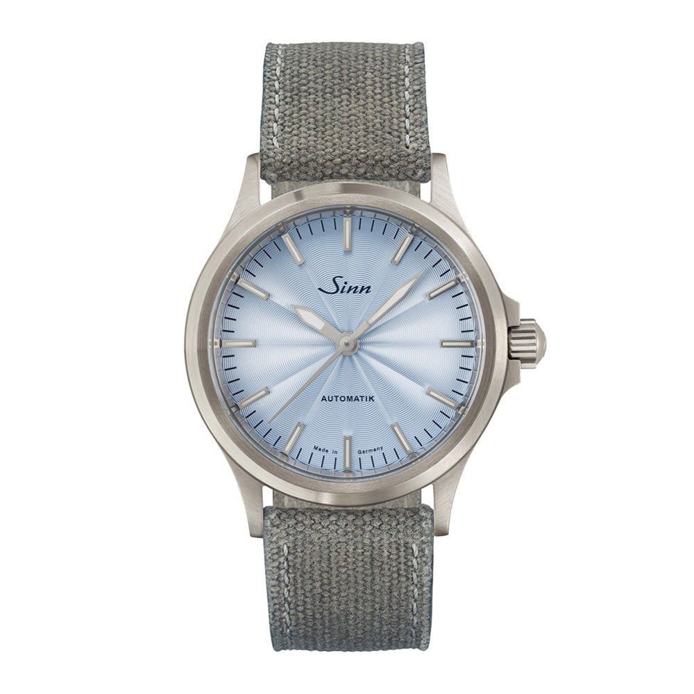 世界300本限定 パイロットウォッチ 556 Ice Blue 自動巻 キャンバスレザーストラップ