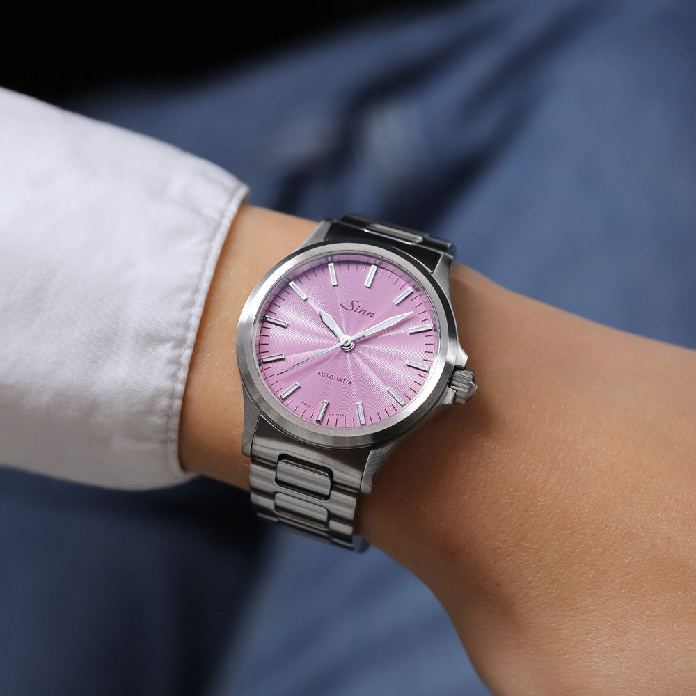 ジン 世界300本限定 パイロットウォッチ 556 Mauve 自動巻 ファイン