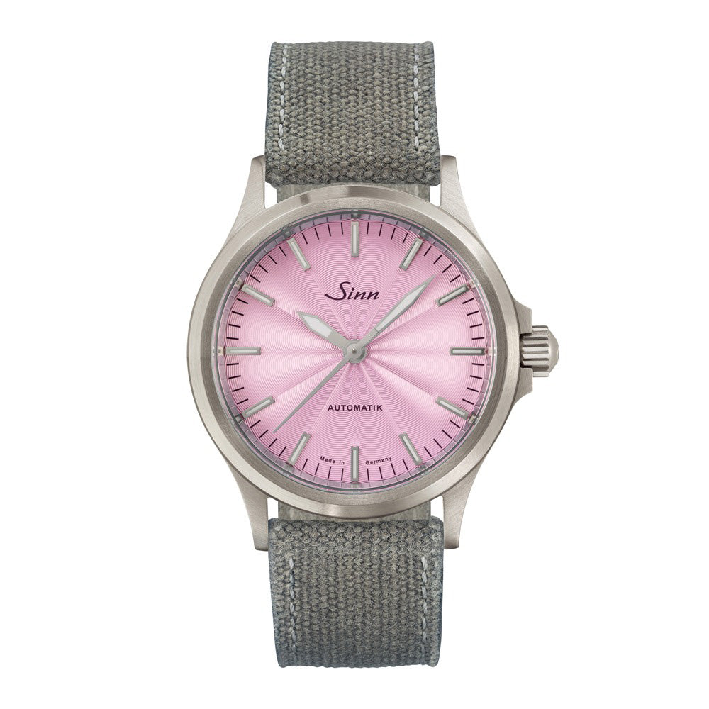 世界300本限定 パイロットウォッチ 556 Mauve 自動巻 キャンバスレザーストラップ