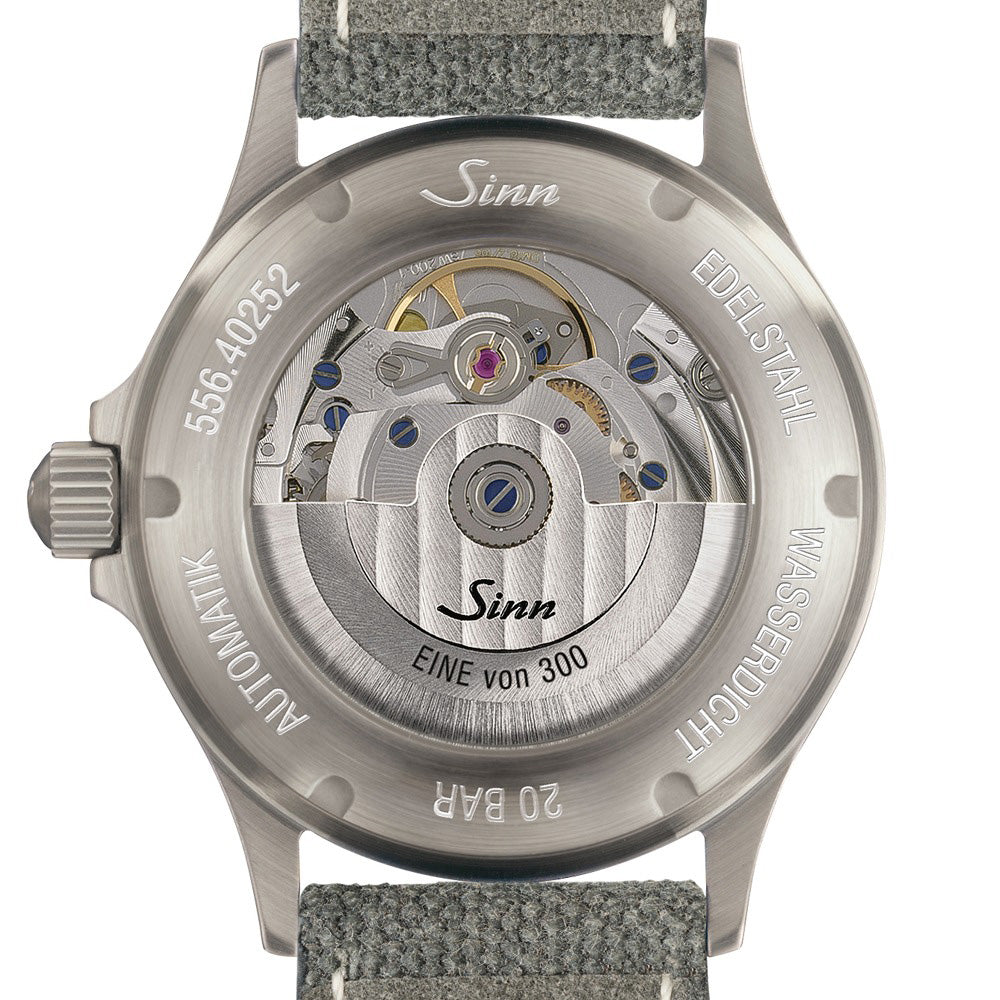 世界300本限定 パイロットウォッチ 556 Sage 自動巻 キャンバスレザーストラップ