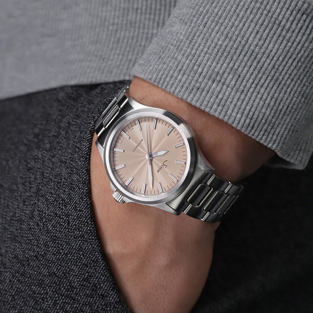 ジン 世世界300本限定 パイロットウォッチ 556 Sand 自動巻 ファイン