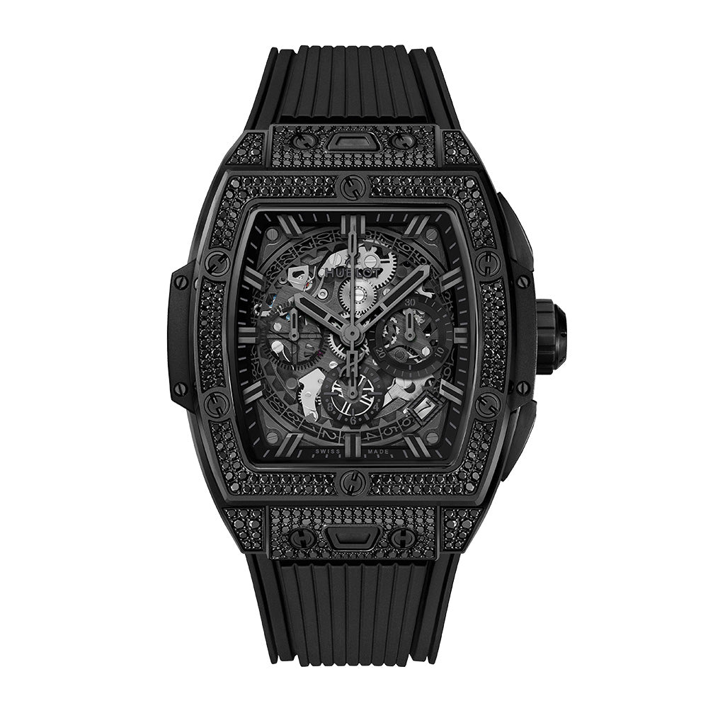 スピリット オブ ビッグ・バン オールブラック パヴェ 42mm 自動巻き 642.CI.0110.RX.1700