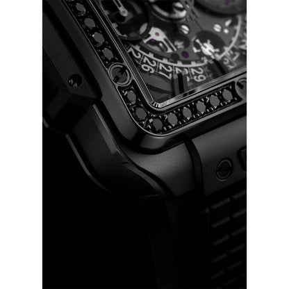 スクエア・バン ウニコ オールブラック ダイヤモンド 自動巻き 42mm 821.CX.0140.RX.1200