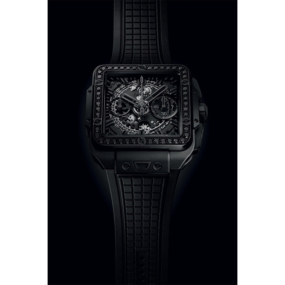 スクエア・バン ウニコ オールブラック ダイヤモンド 自動巻き 42mm 821.CX.0140.RX.1200