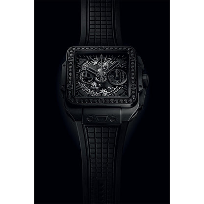 スクエア・バン ウニコ オールブラック ダイヤモンド 自動巻き 42mm 821.CX.0140.RX.1200