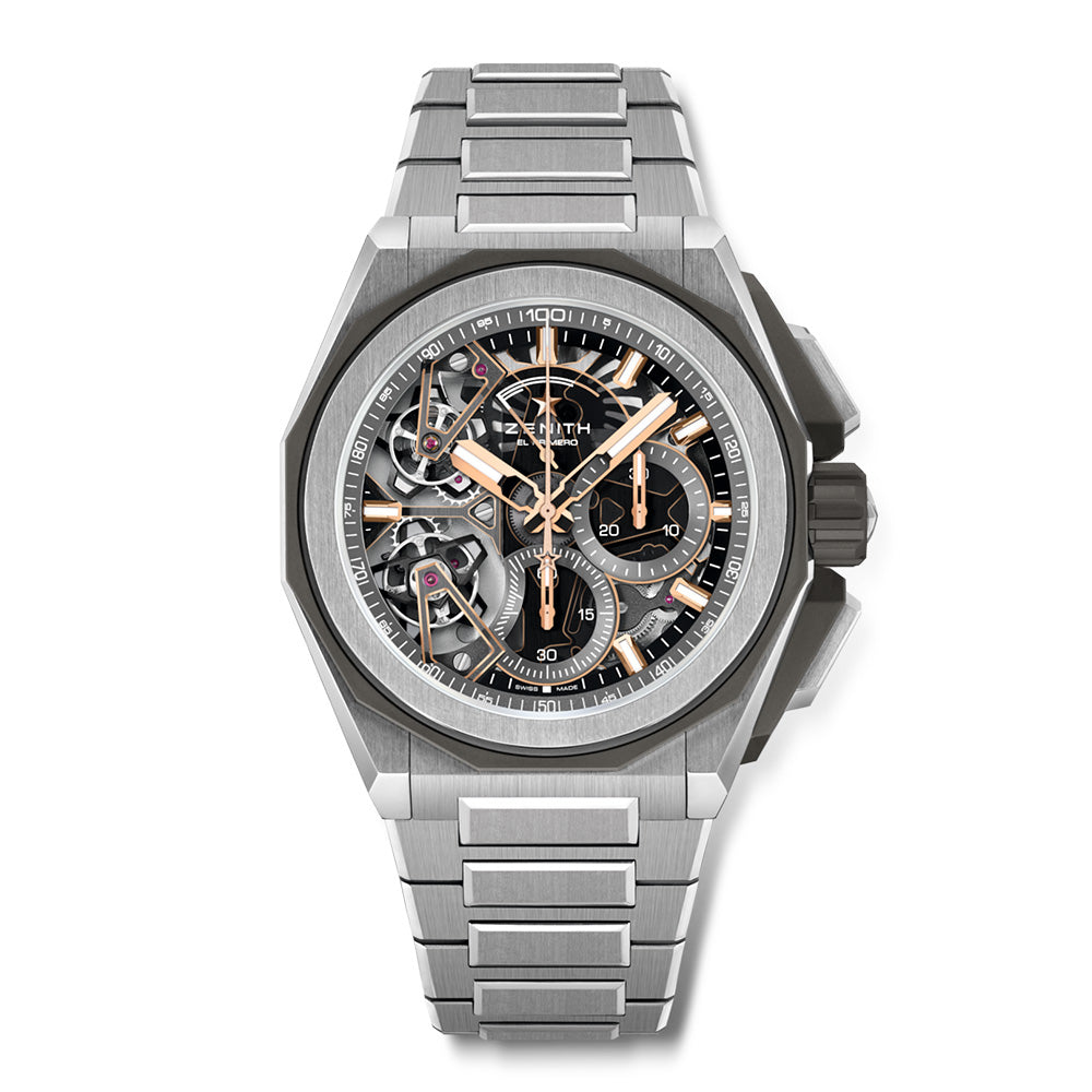 デファイ エクストリーム ダブル トゥールビヨン 自動巻 45mm 95.9100.9020/78.I001