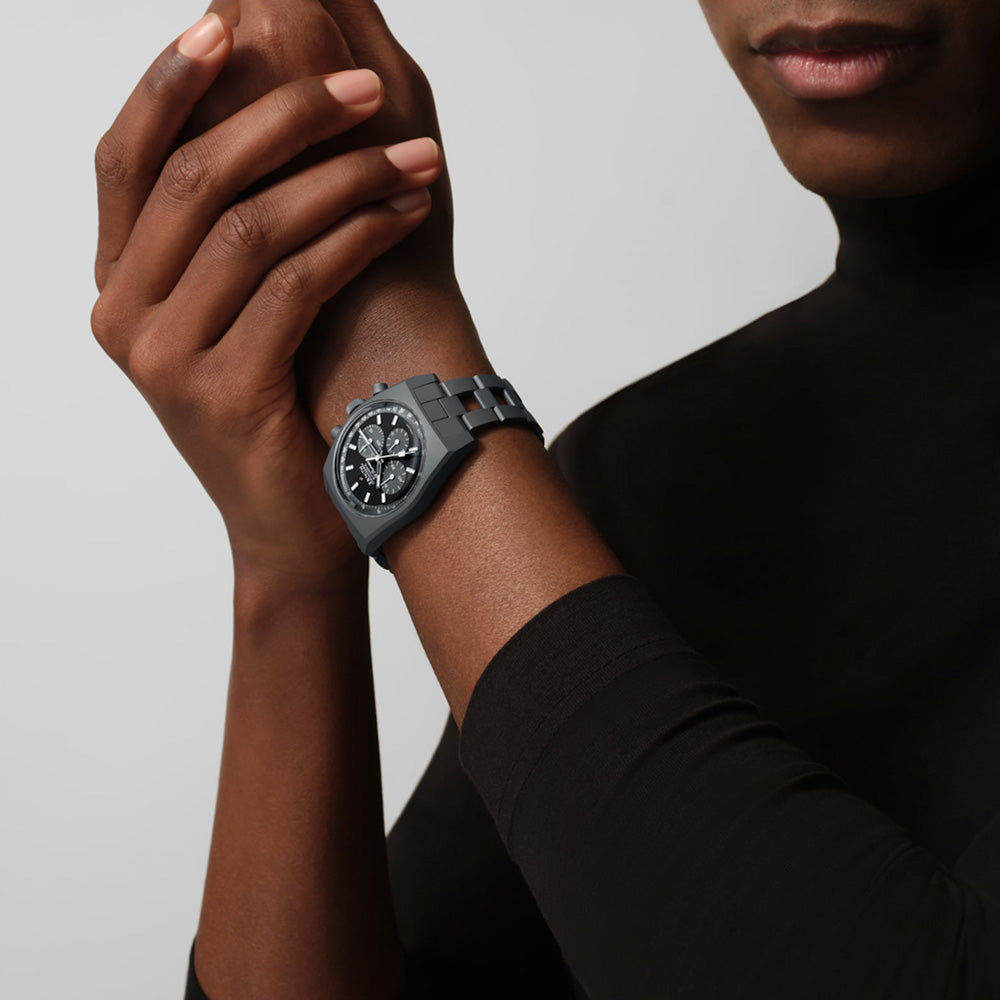 クロノマスター リバイバル シャドウ 自動巻 37mm 97.T384.4061/21.M384