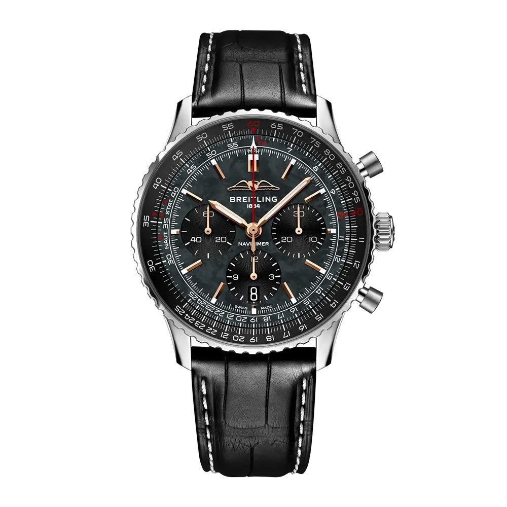 ナビタイマー B01 クロノグラフ ジャパン エディション 43mm 自動巻 AB01381G1B1P1