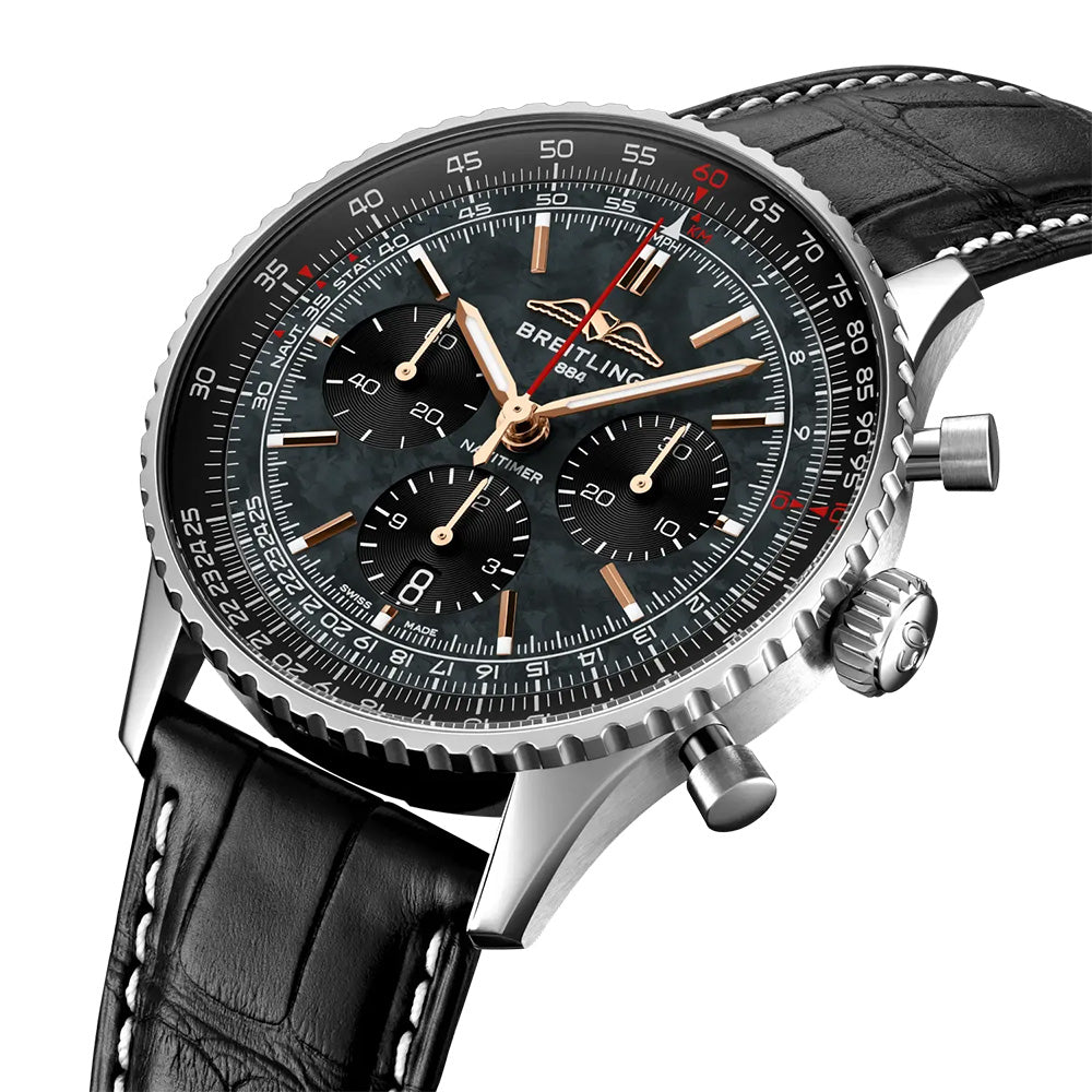 ナビタイマー B01 クロノグラフ ジャパン エディション 43mm 自動巻 AB01381G1B1P1