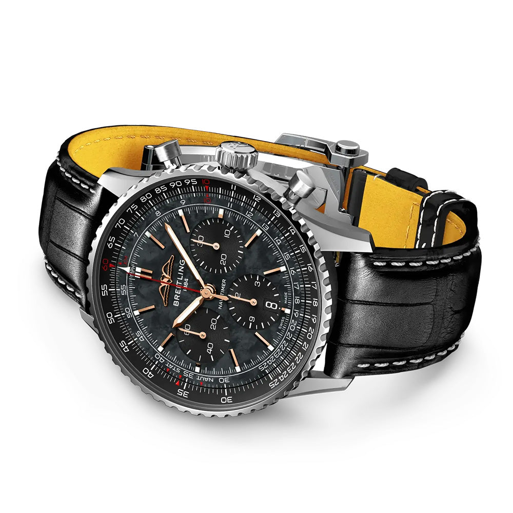 ナビタイマー B01 クロノグラフ ジャパン エディション 43mm 自動巻 AB01381G1B1P1