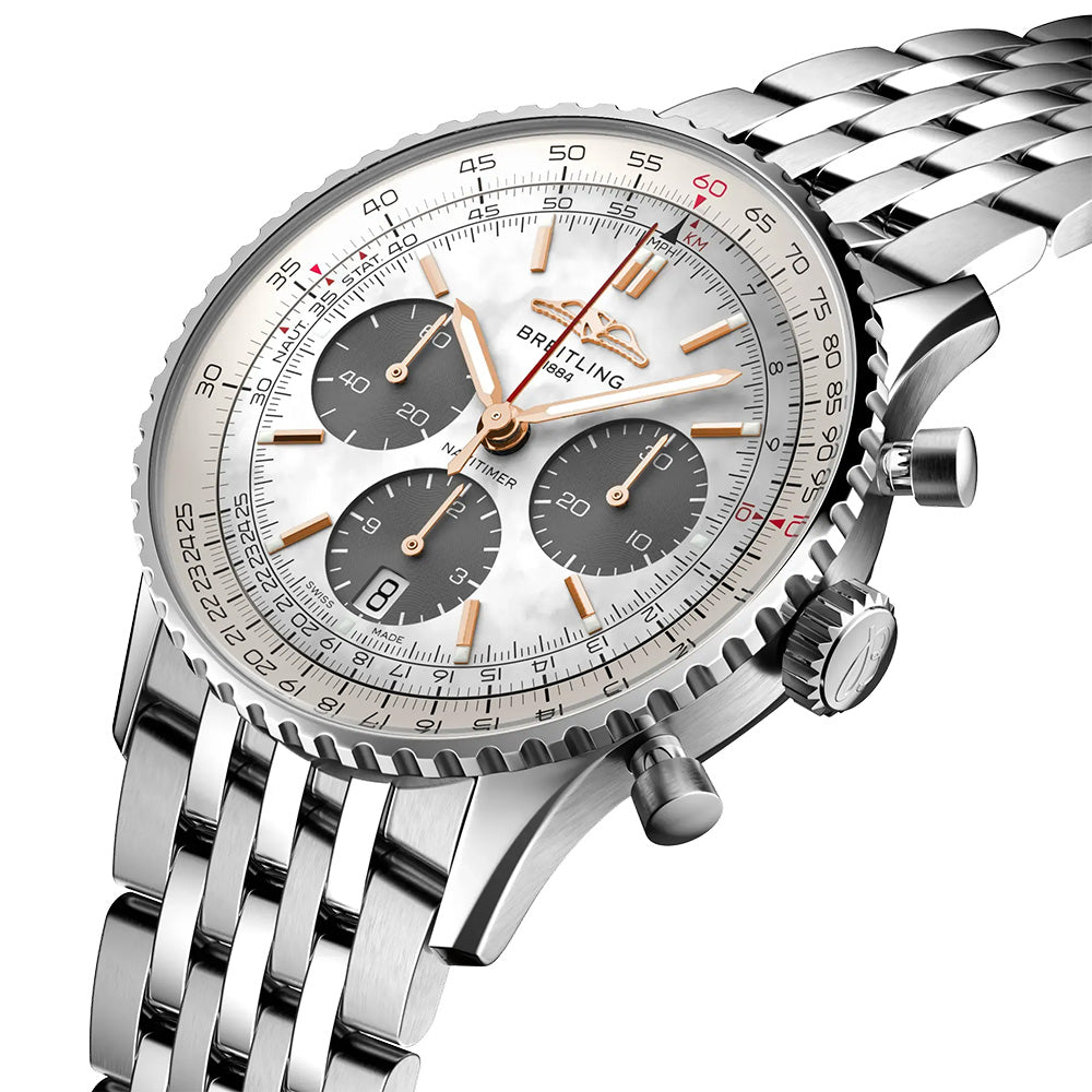 ナビタイマー B01 クロノグラフ 41 ジャパン エディション 41mm 自動巻 AB0139211A1A1