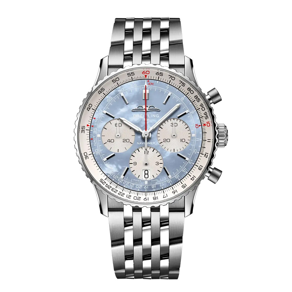 ナビタイマー B01 クロノグラフ 41 ジャパン エディション 41mm 自動巻 AB0139211C2A1