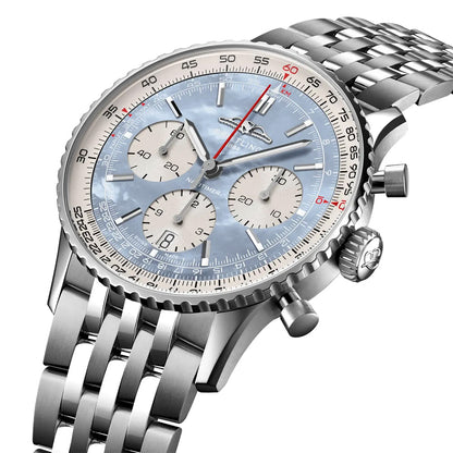 ナビタイマー B01 クロノグラフ 41 ジャパン エディション 41mm 自動巻 AB0139211C2A1