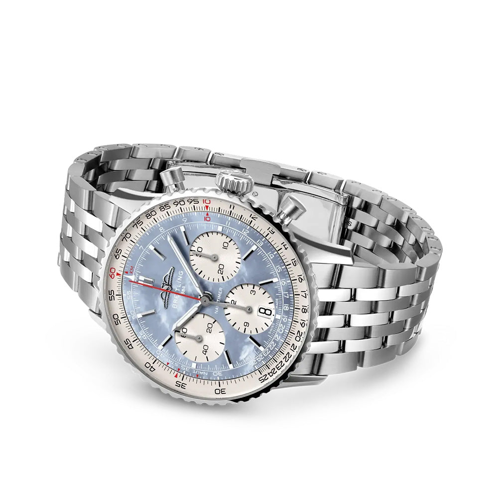 ナビタイマー B01 クロノグラフ 41 ジャパン エディション 41mm 自動巻 AB0139211C2A1