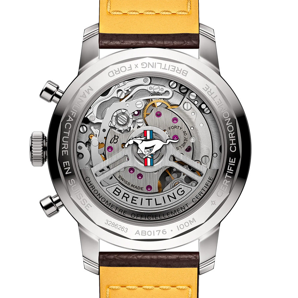 トップタイム B01 フォード マスタング 41mm 自動巻 AB01762A1L1X1