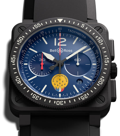 世界限定100本 BR-03 PATROUILLE DE FRANCE クォーツ 42mm BR03-PAF1-CA/SRB
