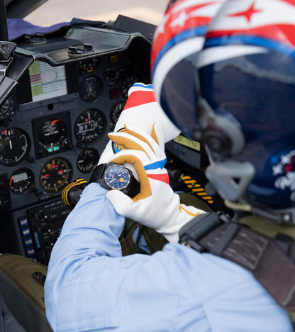 世界限定100本 BR-03 PATROUILLE DE FRANCE クォーツ 42mm BR03-PAF1-CA/SRB