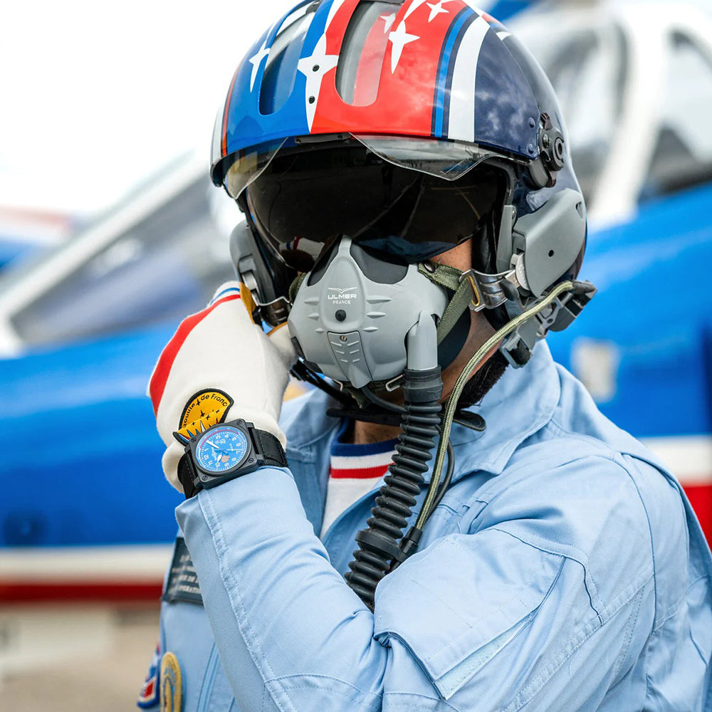 世界限定999本 BR-03 Patrouille de France 70th Anniversary 自動巻き 42mm BR0392-PAF7-CE/SCA