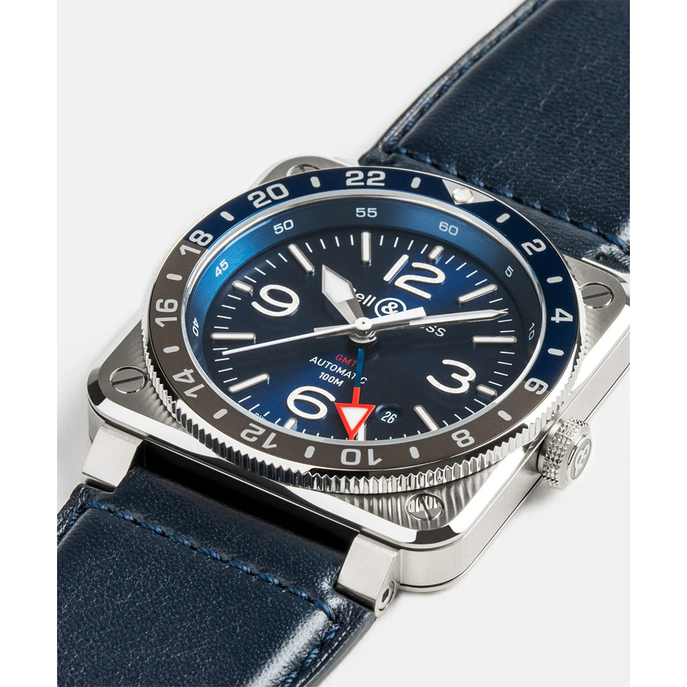 BR-03 GMT Blue 自動巻き 42mm BR0393-BLU-ST/SCA