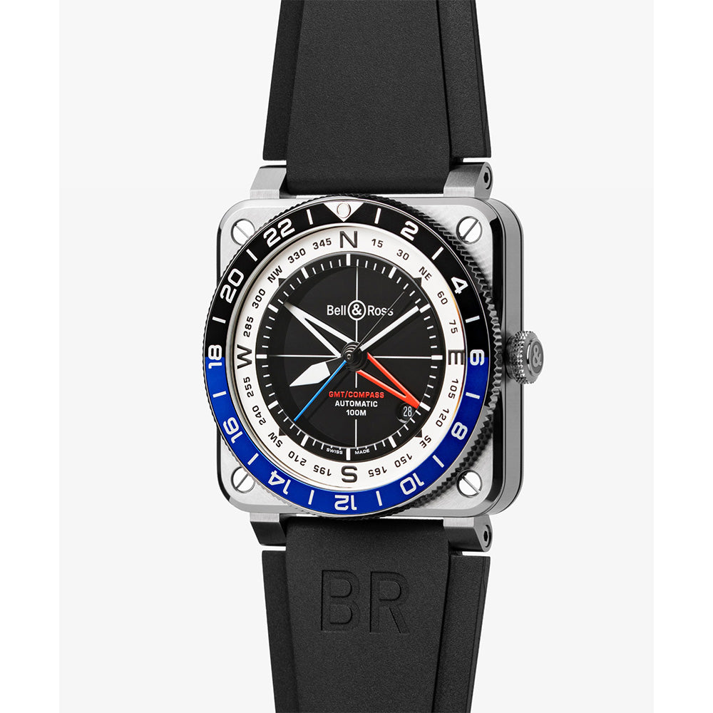 世界限定500本 BR-03 GMT Compass 自動巻き 42mm BR0393-COM-ST/SRB