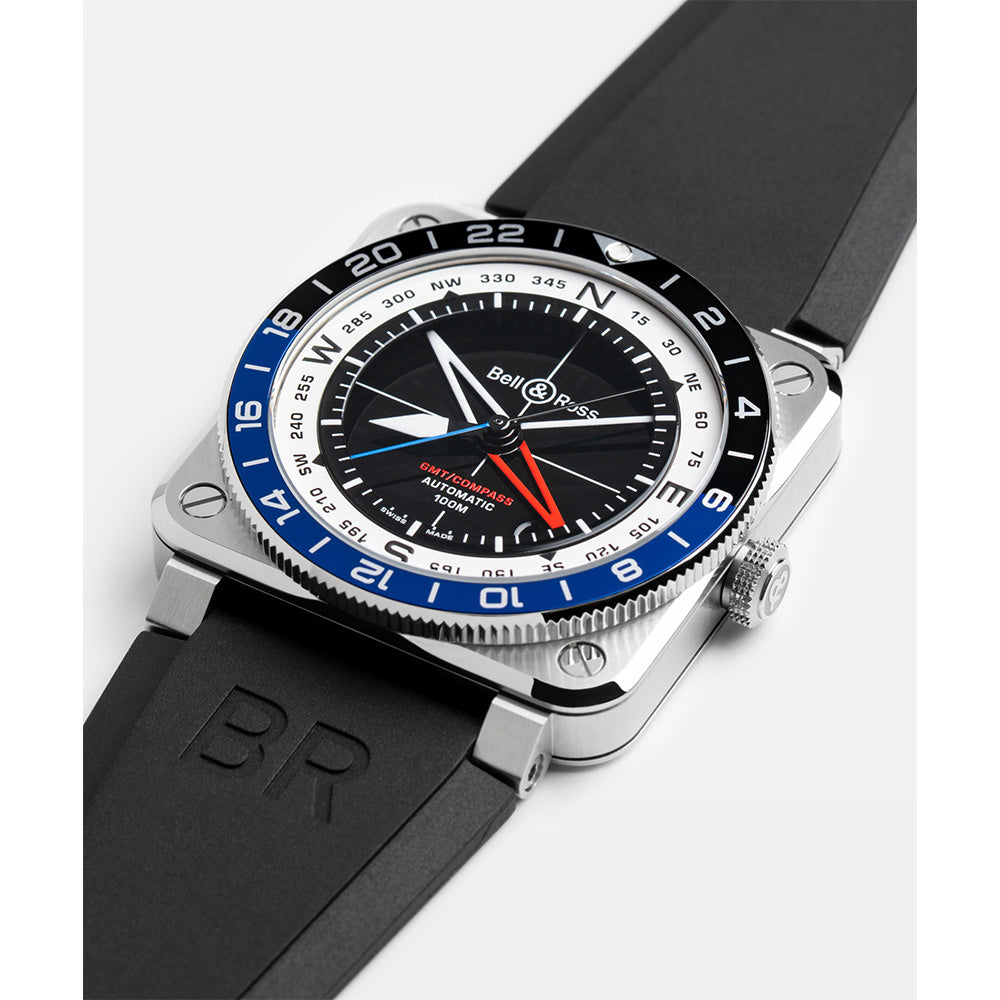世界限定500本 BR-03 GMT Compass 自動巻き 42mm BR0393-COM-ST/SRB