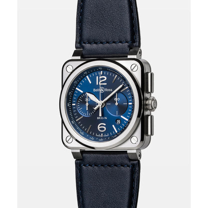 BR-03 Chrono Blue Steel 自動巻き BR0394-BLU-ST/SCA