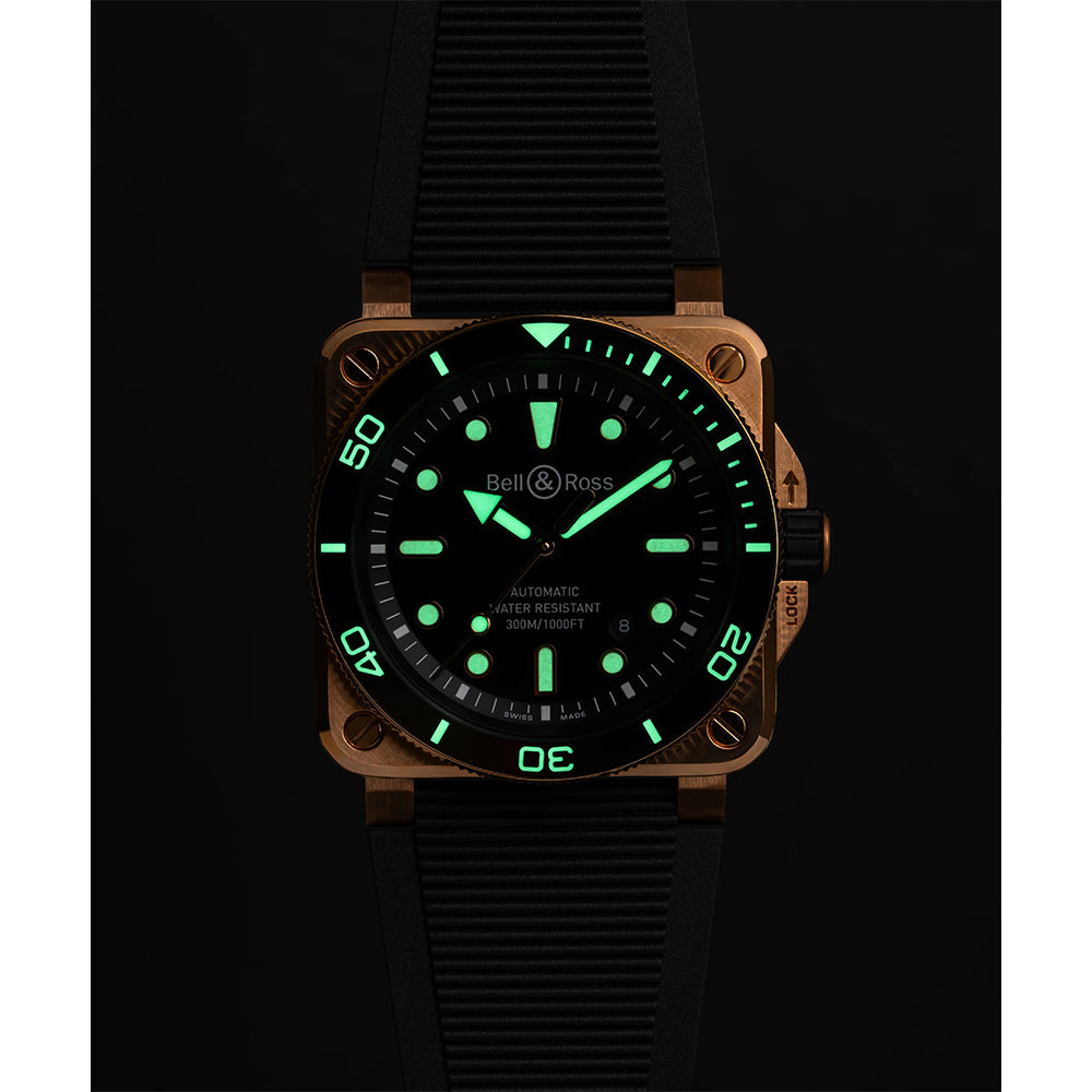 世界限定 999 本 BR-03 Diver Black Bronze 自動巻き BR03A-D-BL-BR/SRB