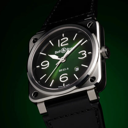 BR-03 Green Steel 41mm 自動巻き BR03A-GN-ST/SCA