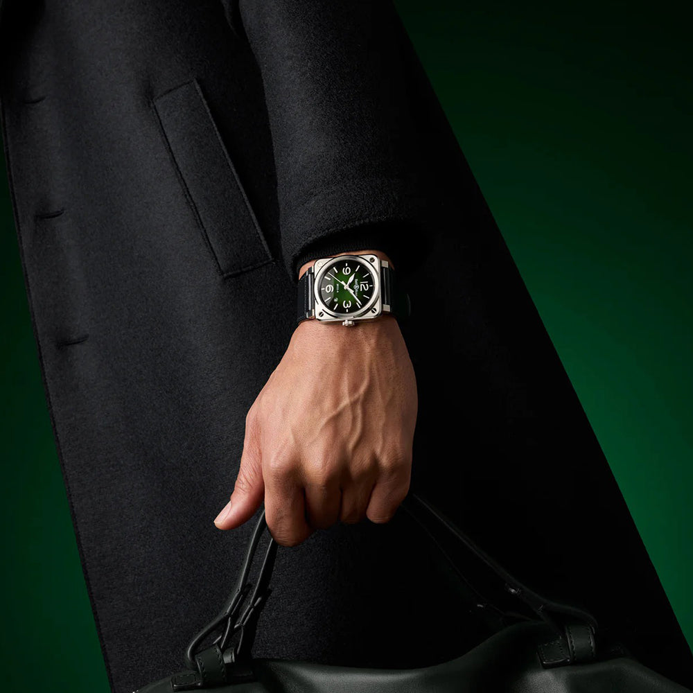 BR-03 Green Steel 41mm 自動巻き BR03A-GN-ST/SCA