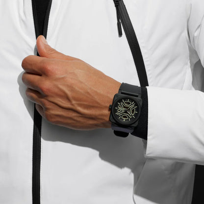 世界限定250本 BR-03 Skeleton Lum Ceramic 自動巻き 41mm BR03A-LM-SKCE/SRB