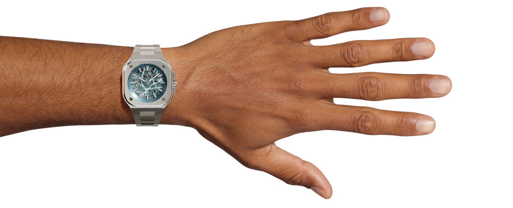 世界限定250本 BR-05 SKELTON ARCTIC BLUE 40mm 自動巻き BR05A-AB-SKST/SST ブティック限定