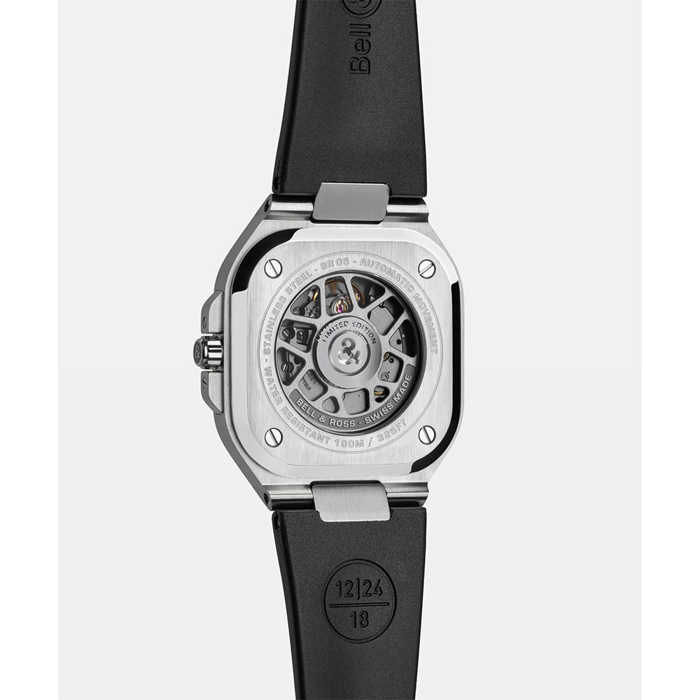 世界限定 250 本 BR-05 Grey Mirror Steel 自動巻き BR05A-MI-ST/SRB