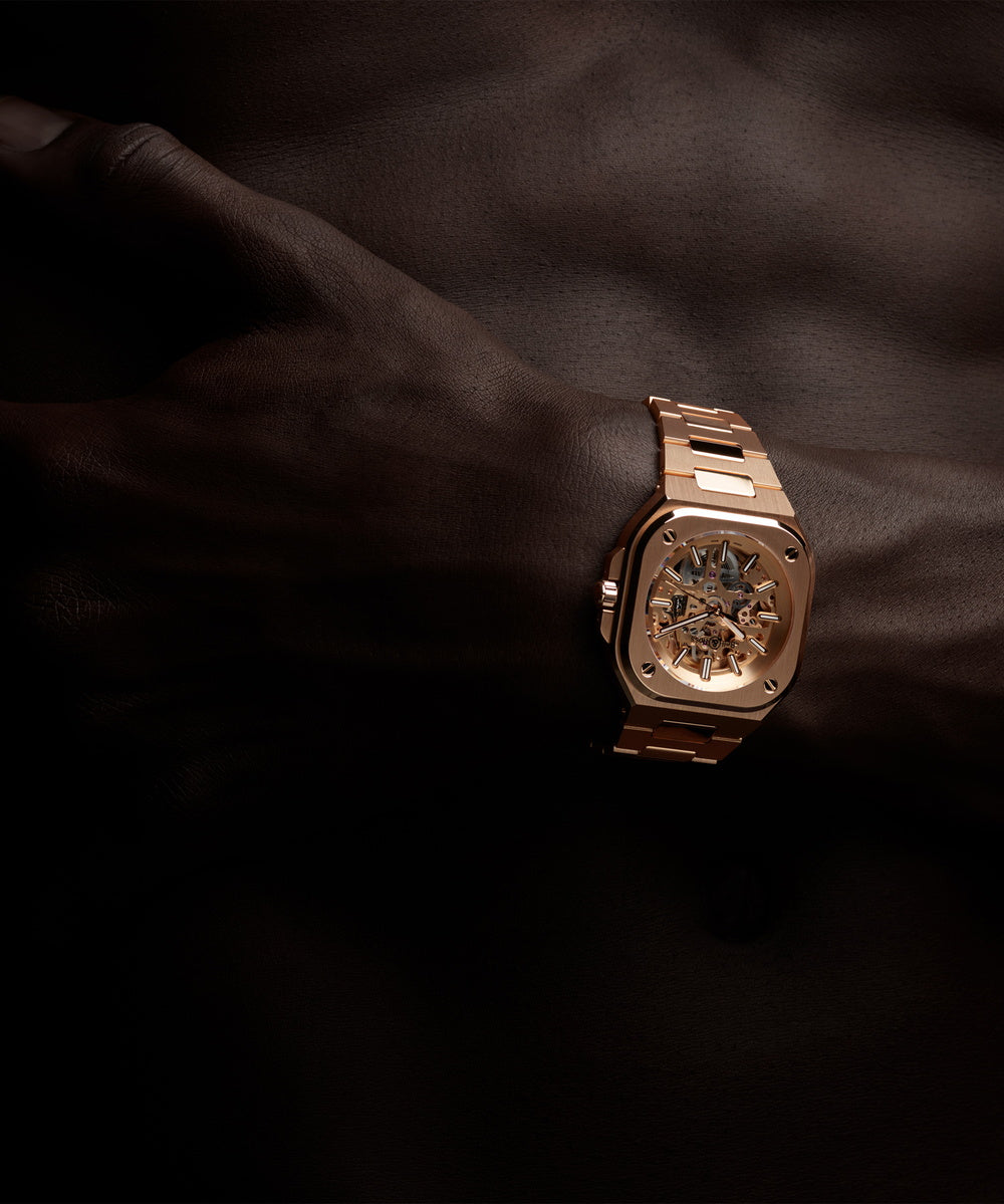 世界限定99本 BR-05 SKELETON GOLD 自動巻き 40mm  BR05A-PG-SK-PG/SPG