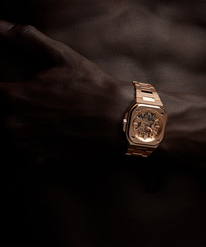 世界限定99本 BR-05 SKELETON GOLD 自動巻き 40mm  BR05A-PG-SK-PG/SPG