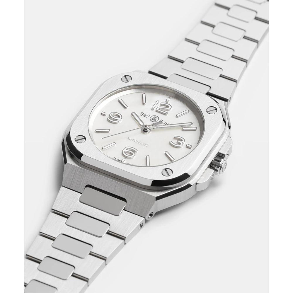 BR-05 36 mm Mother Of Pearl Steel 自動巻き BR05A-S-MP-ST/SST