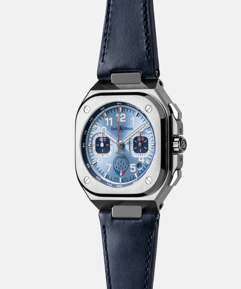 世界限定500本 BR-05 CHRONO PATROUILLE DE FRANCE 自動巻き 42mm BR05C-PAF-ST/SCA