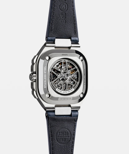 世界限定500本 BR-05 CHRONO PATROUILLE DE FRANCE 自動巻き 42mm BR05C-PAF-ST/SCA