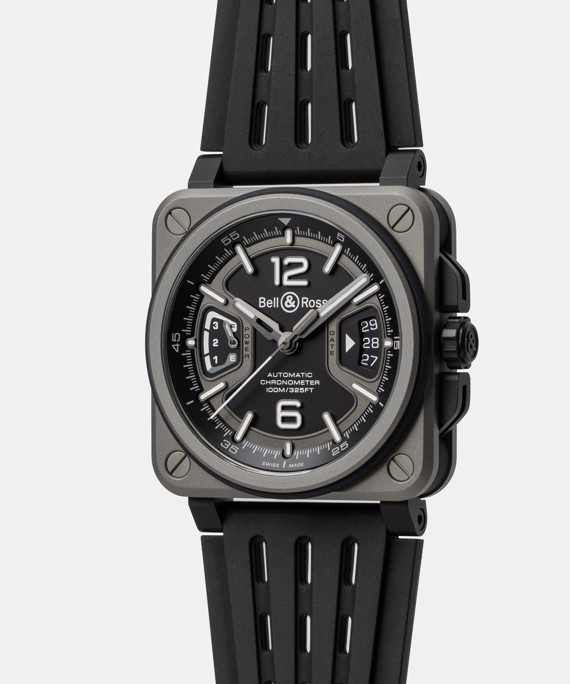 ミッチ品 ドラム缶remake3BOX！シルバー＆ブラック ベル＆ロス BR-X3 Black Titanium 自動巻き 41mm BRX3R-BL-TI/SRB