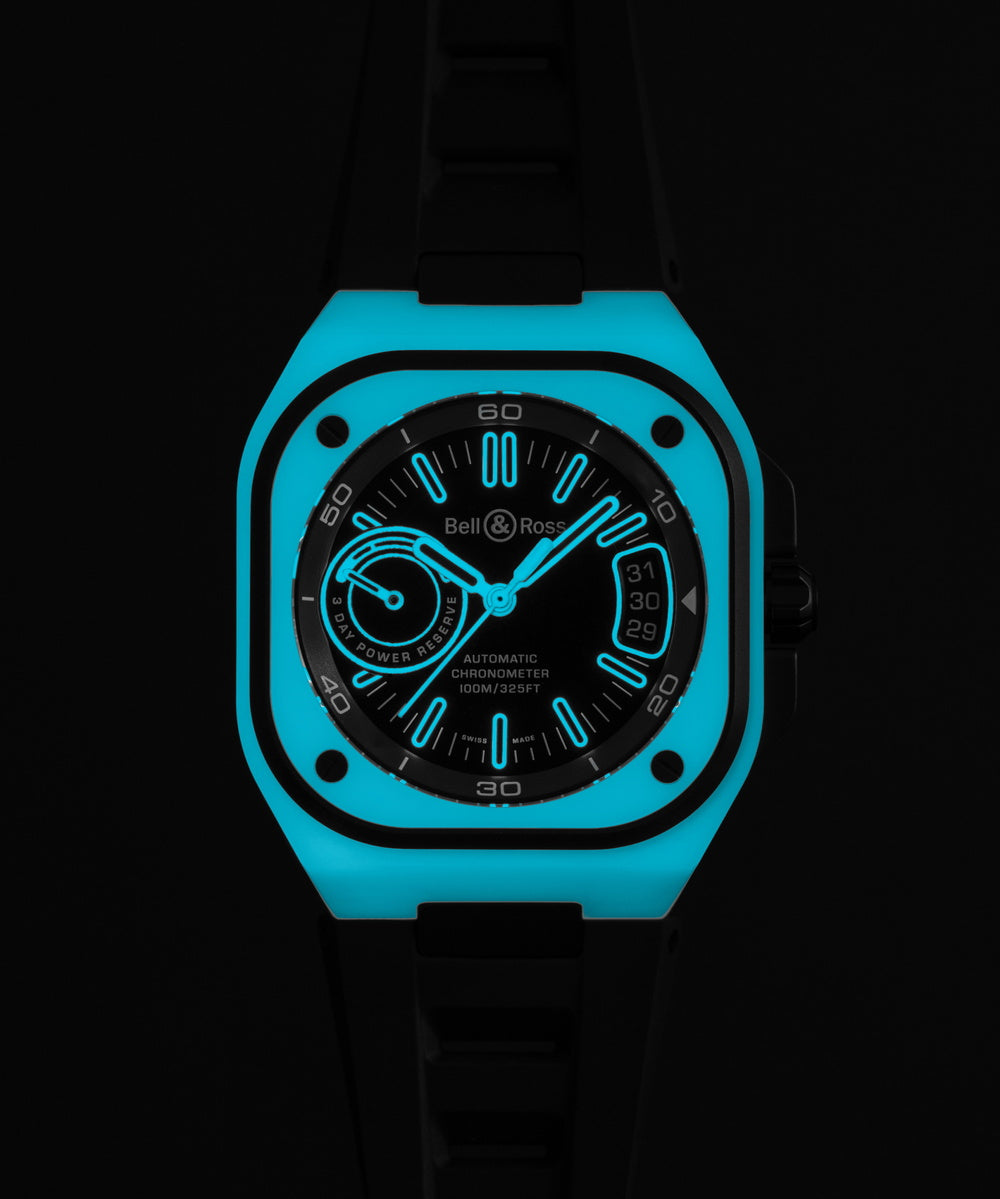 ベル＆ロス 世界限定500本 BR-X5 BLUE LUM 自動巻き 41mm BRX5R-BLUM